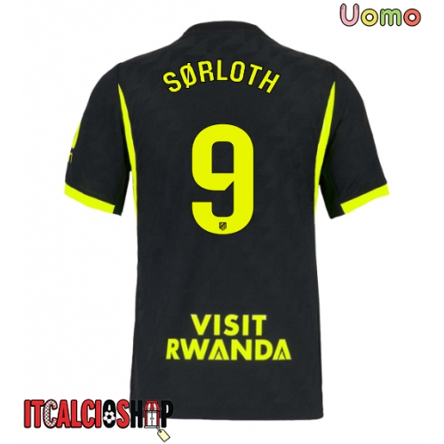 Atletico Madrid Alexander Sorloth #9 Seconda Maglia 2026-27 Manica Corta